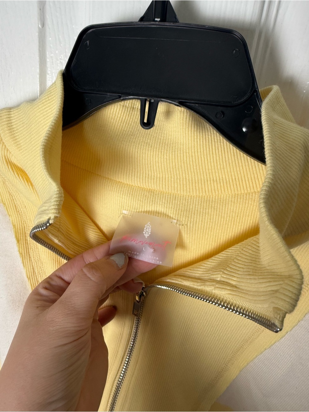 Free People Retro Rugby Set in Sunlit Yellow Combo L - Picture 8 of 9